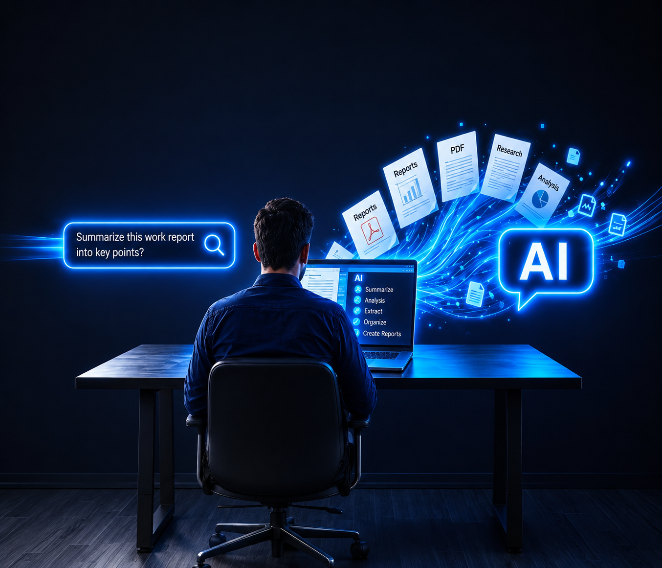 AI Service Visual
