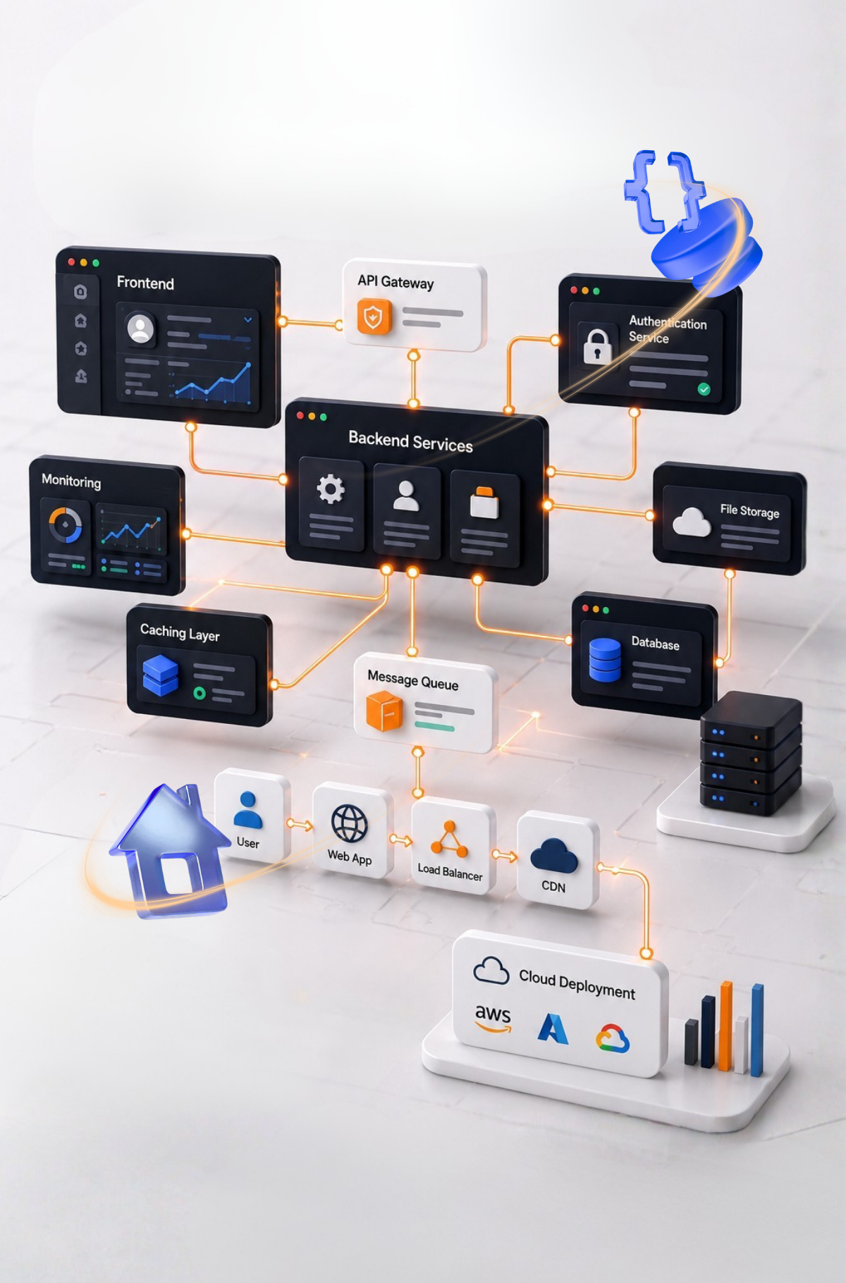 Professional developers working